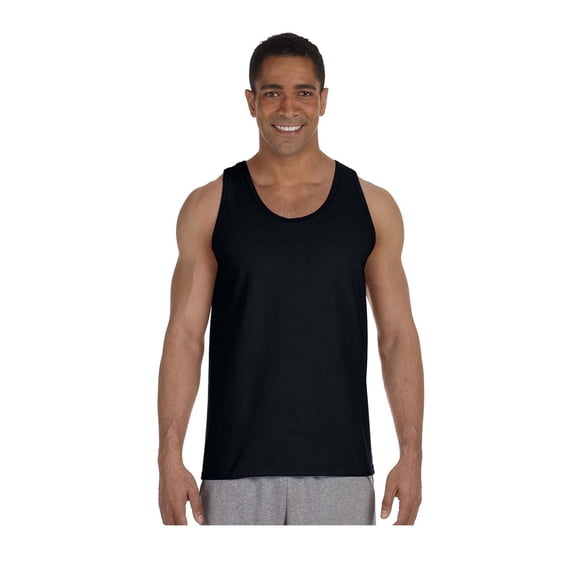 Gildan Men's Preshrunk Banded Bottom Hem Tank Top, Style G2200