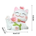 thumbnail image 2 of Cute Cats Resin Ornament, Money Tree Decoration for Home and Office, Durable and Reusable, Perfect for Desk or Living Room, Decorative and Visually Pleasing – 3.9 x 2.4 x 5.1 in(Style B), 2 of 5