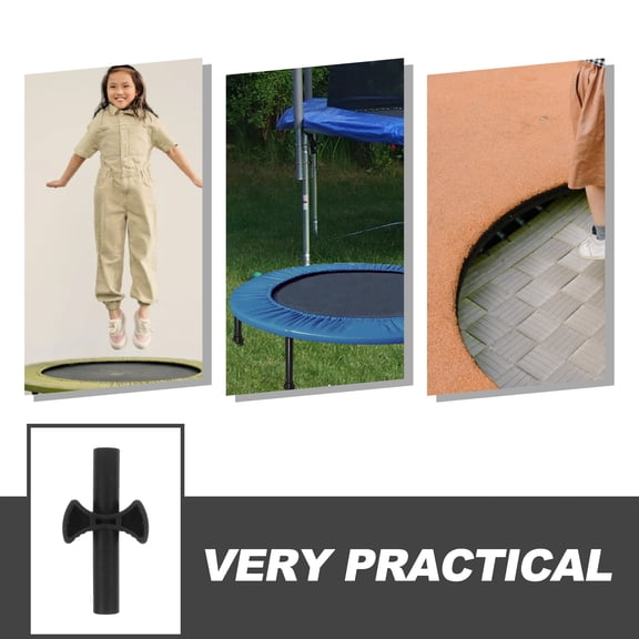 NICEXMAS 12Pcs Reusable Trampoline Pole Spacers with Shape for Secure Trampoline Enclosure Poles