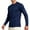 Navy, variant on hoksml Men's Mesh Crew Neck Long Sleeve T-Shirt, Breathable Quick Dry Slim Cut Athletic Basic Top, Light Solid Color Casual Workout Tee