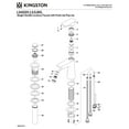 thumbnail image 3 of Kingston Brass LS4223XL Millennium One-Handle 1-Hole Bathroom Faucet with Push Pop-Up Drain in Brushed Brass, 3 of 4