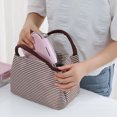thumbnail image 1 of Bolsa térmica fresca, impermeable, de nailon, portátil, con cremallera, cerrada, Oxford, bolsas de almuerzo para mujer, caja de almuerzo práctica, bolsas de comida ZefeiWu 1327534261097, 1 of 1