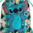 thumbnail image 7 of Lilo & Stitch Floral Print Stitch 4-Piece Packing Cube & Laundry Bag Set, 7 of 7