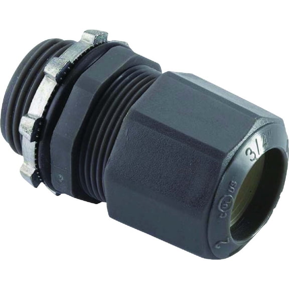 Halex 27693 0.5 in. Non-Metallic Strain Relief Connector
