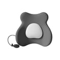 thumbnail image 2 of Hyknon Adjustable Inflatable Lumbar Support Pillow, Cute Lower Back Support Cushion, Memory Foam Back Pillow Desk Chair Cushion, Improved Posture Backrest Support Pad for Office Chair Car Home, Gray, 2 of 7