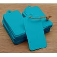 thumbnail image 4 of 100 Pcs Rectangular Shape Tag Bonbonniere Wedding Favor Hang Tags Gift With Free Natural Jute Twine - Colours Available, 4 of 7