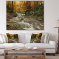 thumbnail image 4 of Design Art - Forest Waterfall with Yellow Trees, 4 of 5
