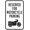 Warning Sign 1, variant on Do Not Enter Dogs Will Bite Sign - 8"x12" Aluminum Tin Metal Sign, Street Yard Outdoor Indoor Property Decor