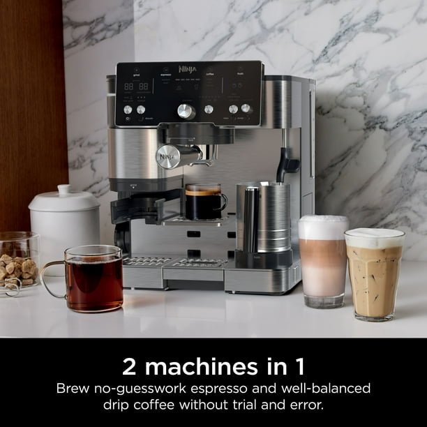 Ninja Luxe™ Café Essential Series 2-in-1 Espresso and Coffee