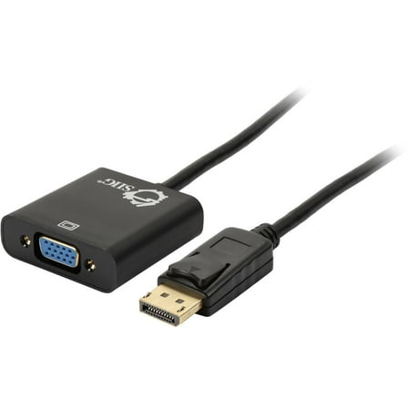 UPC: 0662774020273 | SIIG CB-DP0N11-S1 DisplayPort to VGA Adapter Converter
