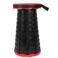 thumbnail image 1 of Toystoory Taburete plegable portátil Hi.FANCY para viajes al aire libre, silla retráctil telescópica para senderismo, Camping, pesca Pescar negro rojo NO1, 1 of 6