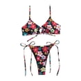 thumbnail image 1 of Traje de baño dividido para mujer a la moda, Bikini Sexy con estampado de cintura Fridja  nalpqowj54374, 1 of 4