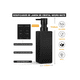 thumbnail image 2 of Dispensador De Baño Jabon 350ml Negro Vidrio Esmerilado Xtellar Gris, 2 of 4