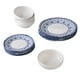 thumbnail image 4 of Vajilla De Porcelana Santa Anita Modelo Castilla De 12 Piezas Blanco y Azul, 4 of 4