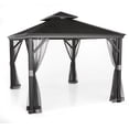 thumbnail image 4 of Abri de jardin en aluminium à toit rigide Hometrends, 3 m x 3,6 m, 4 of 7