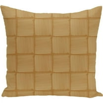 Simply Daisy 16" x 16" Basketweave Geometric Print Pillow