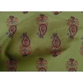 thumbnail image 4 of oneOone Cotton Poplin Fabric Leaves & Paisley Block Print Fabric BTY 42 Inch Wide, 4 of 4