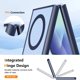 thumbnail image 4 of Funda KEKBOXQ para Samsung Galaxy Z Flip 7 5G de silicona azul, 4 of 7