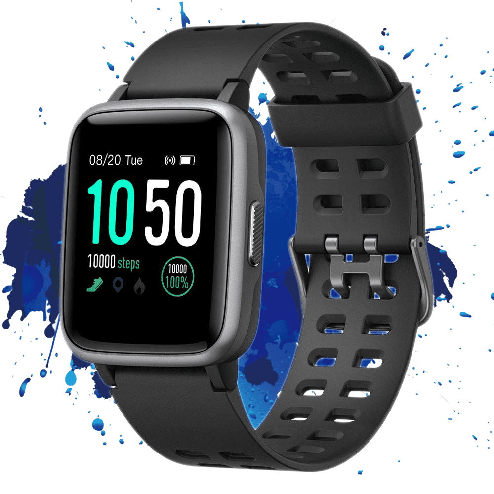 Smart Watch 2019 Version Swimming Waterproof IP68,Willful Fitness Tracker Watch with Heart Rate Monitor Sleep Tracker,Smartwatch Compatible with iPhone Android -