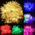 33ft 100LED Extendable Fairy String Lights Waterproof Outdoor Christmas