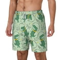 thumbnail image 2 of Gaeub Cute Dinosaurs in Space Mens Swim Trunks Stretch Beach Shorts Quick Dry for Men Swim Shorts Swimwear with Pockets- 3X-Large, 2 of 9