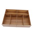 thumbnail image 3 of Minkissy 32Set Multi Grid Storage Box Light Brown Wooden Organizer for Cash Register and Space Saving, 3 of 8