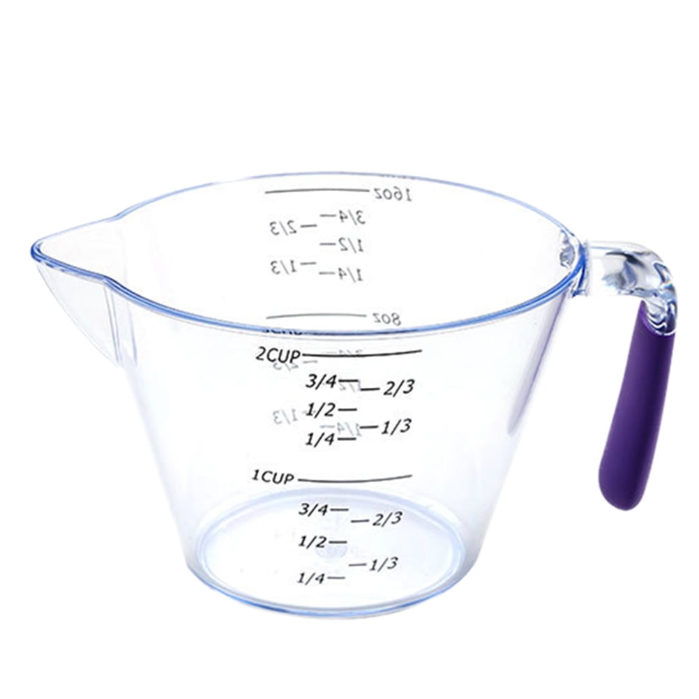 3 Pcs 1 Set Practical Measuring Cups Convenient Kitchen Utensils (Purple), Other