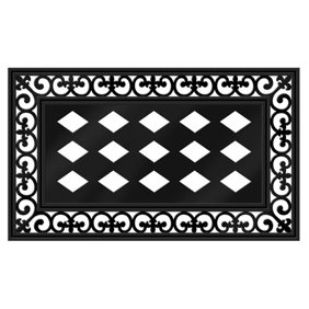 Collections Etc Interchangeable Seasonal Bird Art Rubber Door Mat
