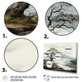 thumbnail image 3 of Designart "Grey Minimalism Tree Ink euphony" Landscape Trees Floater Framed Canvas Print, 3 of 7