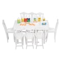 thumbnail image 2 of Juego de muebles para casa de muñecas, mesa de comedor para casa de muñecas 1:12, mesa de comedor para casa de muñecas, juego de mesa de comedor para casa de muñecas, experiencia incomparable, 2 of 12