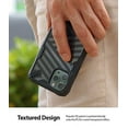 thumbnail image 3 of Ringke Fusion-X Case Compatible with iPhone 11 Pro Max, Transparent Hard Back Shockproof Advanced Bumper Cover - Stripe Black, 3 of 3