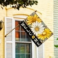 thumbnail image 2 of Summer Floral Garden Flag 12x18 Inch Double Sided Outside, Daisy Sunflower Welcome Seasonal Yard Outdoor Flag, 2 of 6