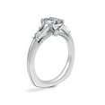 thumbnail image 5 of 0.90 Carat Excellent Emerald Cut Natural Diamond Unique Three Stone Ring for Engagement Solid 950 Platinum Size 8.5, 5 of 9