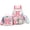 Pink K, variant on Pink Kids Backpack for School Cute Backpacks for Girls with Lunch Box Pencil Case Bookbag for Pupil Ages 6-12