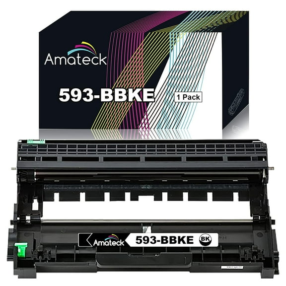 Amateck Compatible Drum Unit Replacement for Dell 593 BBKE 1 Pack for E310dw, E514dw, E515dn, E515dw