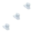 thumbnail image 3 of Decodeary Easy To Wear Hat Stylish Sun Protection For Any Occasion Stylish Protection Bucket Hat Caps Casual Comfort white 3Set, 3 of 6