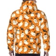 thumbnail image 7 of Pofeuu Cute Ghosts Print Mens Casual Hooded Collar Drawstring Hoodies Pullover Sweatshirts Casual Long Sleeve Shirts-3X-Large, 7 of 7