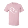 thumbnail image 2 of Wild Bobby Heart Made Of Faith Inspirational/Christian Men Graphic Tee, Light Pink, Large, 2 of 5