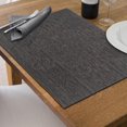 thumbnail image 3 of IH Casa Decor Vinyl Placemat Damask Chocolate - Ensemble De 12, 3 of 3