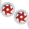 thumbnail image 4 of 4pcs Aluminum Alloy CNC Simulated Brake Disc Accessories Universal Fit for 1:10 RC CarRed, 4 of 4