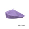 thumbnail image 2 of Qarigey Sombrero de boina para otoño e invierno para niña, gorro cálido elegante de estilo Vintage para mujer, gorros cálidos, accesorio para fiesta Sombreros Púrpura claro Qarigey AP013143-16, 2 of 6