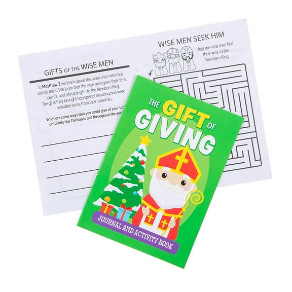 Fun Express The Gift of Giving Journal & Activity Books - 12 Pieces