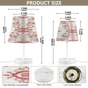 BZSMCE Table Lamp Creative Rose Garden Elegance Pattern Simple Pattern Night Light