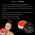 BASK & LATHER Strong Hold Edge Control Hair Gel, Non-Greasy, Non BASK & LATHER Strong Hold Edge Control Hair Gel, Non-Greasy, Non