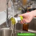 thumbnail image 5 of AOSULI Grease cleaning brush,Pressure liquid dishwashing brush,Soap Dispensing Brush,Green, 5 of 10