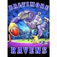 thumbnail image 2 of Cuadros Decorativos 5D bricolaje ronda completa taladro diamante pintura Baltimore Ravens Kit Home Decor (B5904), 2 of 8