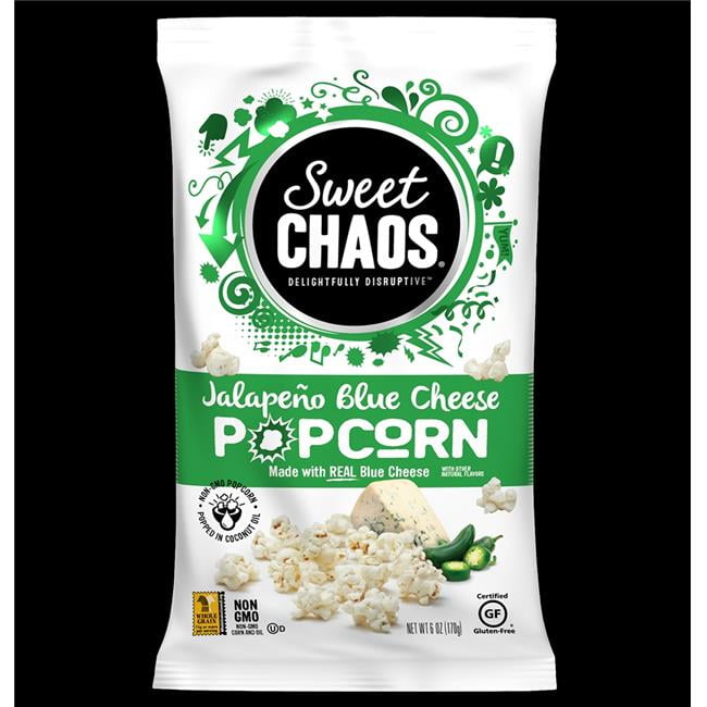 Kennys Candy & Confections 9065687 1.5 oz Jalapeno Blue Cheese Popcorn Pack of 8