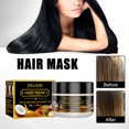 thumbnail image 2 of Masque Capillaire après-Shampoing Profond - Protéine de Biotine avec Huile de Ricin Réparation pour Cheveux Secs Abîmés et Colorés - Traitement Conditionnant pour Cheveux Bouclés Ou Raides Fins, 2 of 5