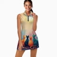 thumbnail image 2 of Cat family in spring Sports Dresses Women Tennis Dress Outdoor Badminton Golf Quick-Drying And Breathable Sports Dress, 2 of 4