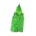 thumbnail image 4 of Disfraz de árbol de Navidad para niños, vestido y sombrero para espectáculo en el escenario, fiesta temática navideña S, 4 of 8